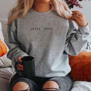 Jesus Saves Sweater (Women)