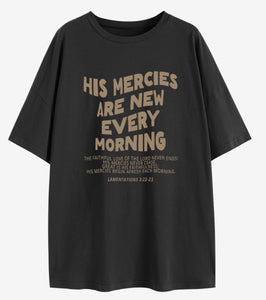 His Mercies Oversize Tee (Women)