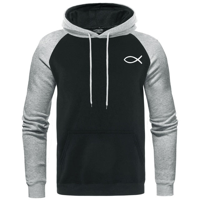 Jesus Fish Hoody (Men)