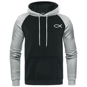 Jesus Fish Hoody (Men)