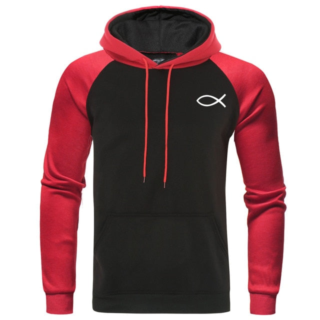 Jesus Fish Hoody (Men)