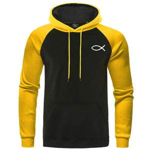 Jesus Fish Hoody (Men)
