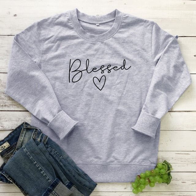 Blessed Heart Sweatshirt (Women)