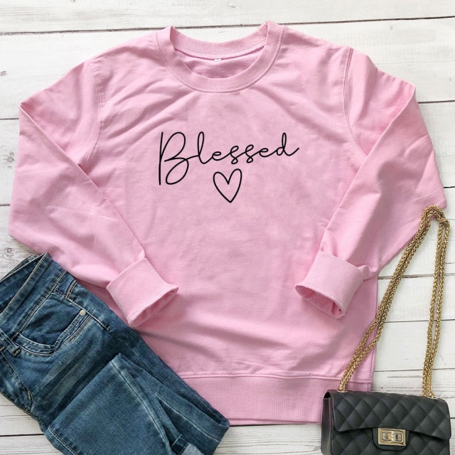 Blessed Heart Sweatshirt (Women)