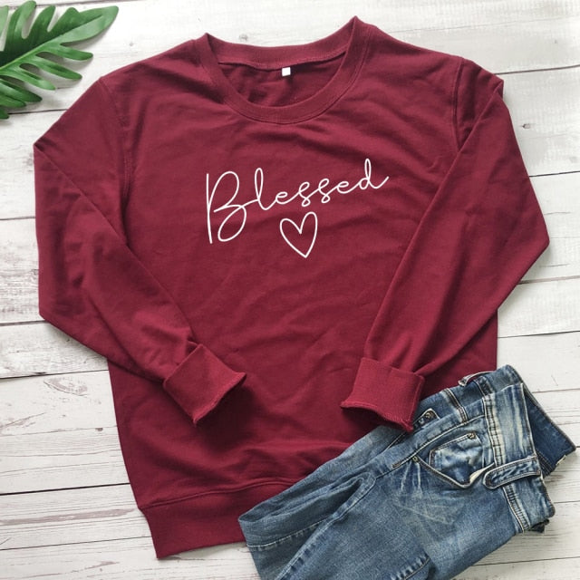 Blessed Heart Sweatshirt (Women)