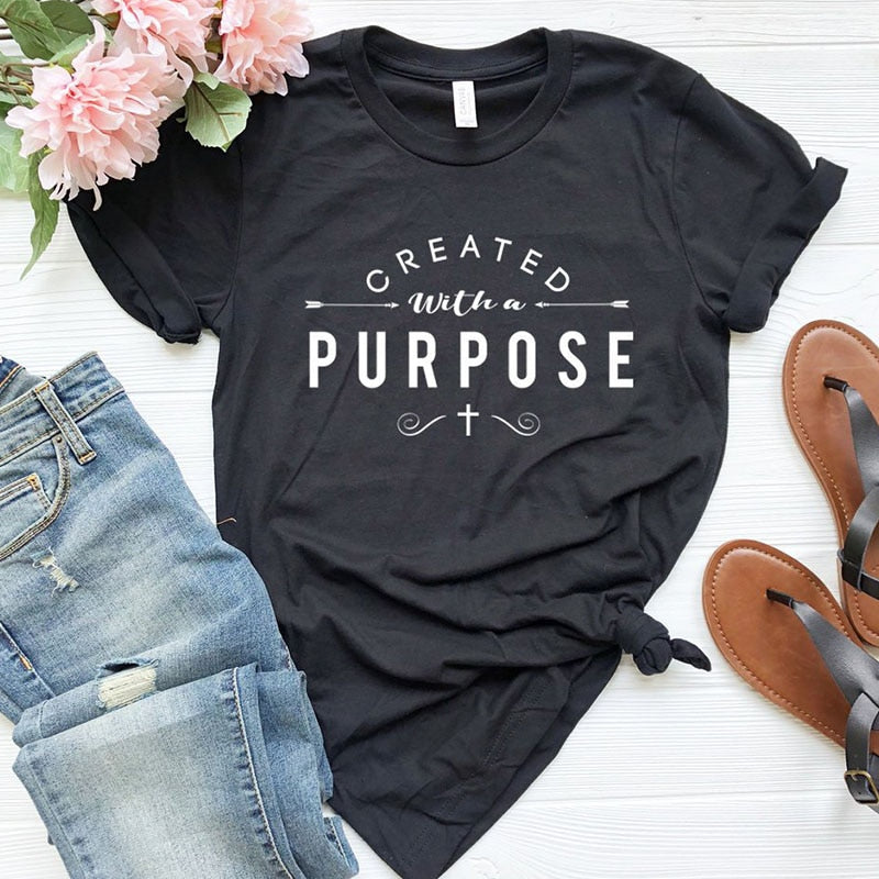 Created with A Purpose Tee (Women)