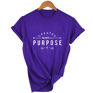 Created with A Purpose Tee (Women)