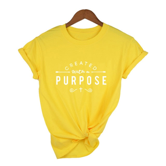 Created with A Purpose Tee (Women)