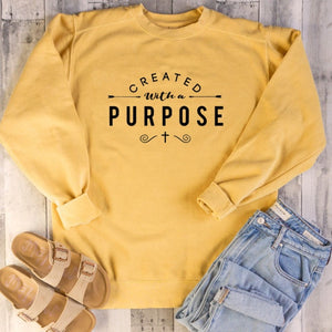 Created with A Purpose Sweater (Women)